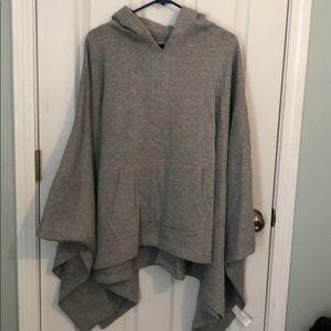 Sweatshirt poncho O/S